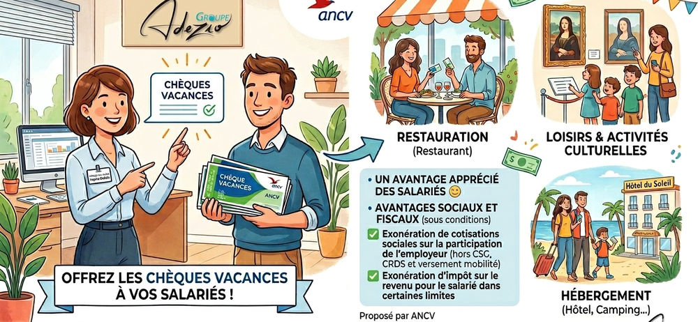 ADEZIO | Chèques Vacances